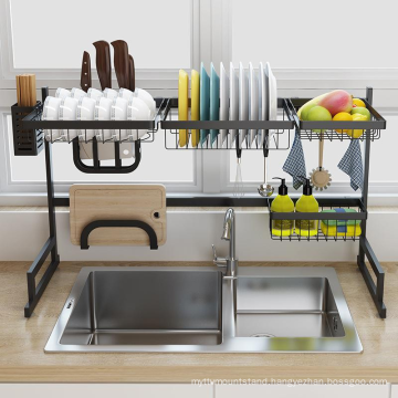 2021 Kitchen Furniture Kitchen Accessories Stainless Steel Kitchen Rack Dish Drying Rack